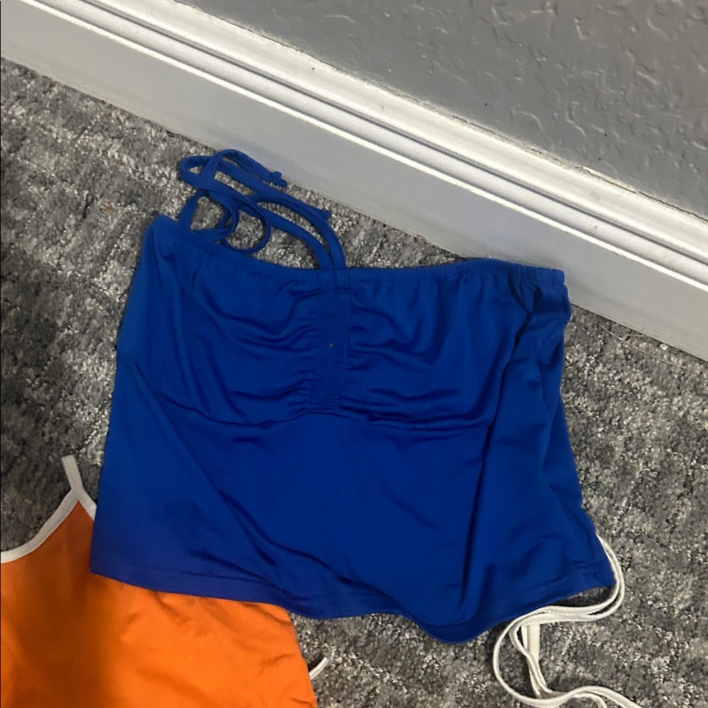 UF Gators Orange & Blue Mixed top lot  - small- Bold Colorblock Pieces - Picture 5 of 7